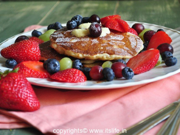 Eggless Pancakes