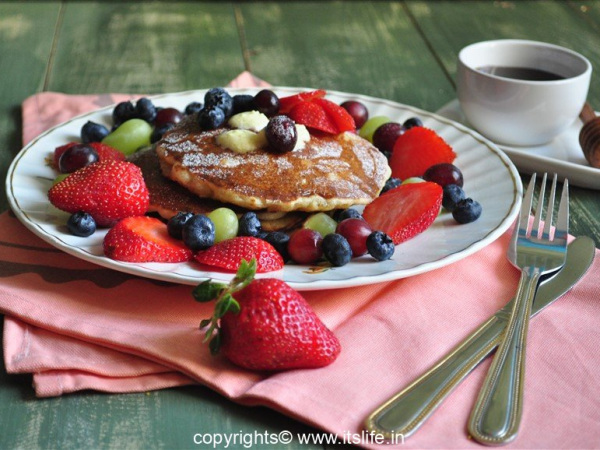 Eggless Pancakes