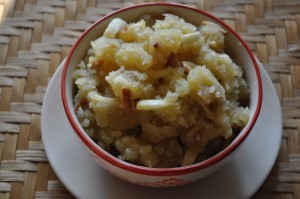 Apple Date Halwa