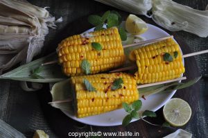Steamed Corn