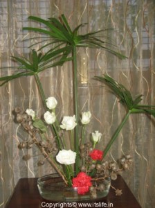 Umbrella Flower Arrangement