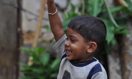 Kid near Kuduremukh peak