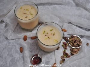 Kesar Badam Pista Milk Shake
